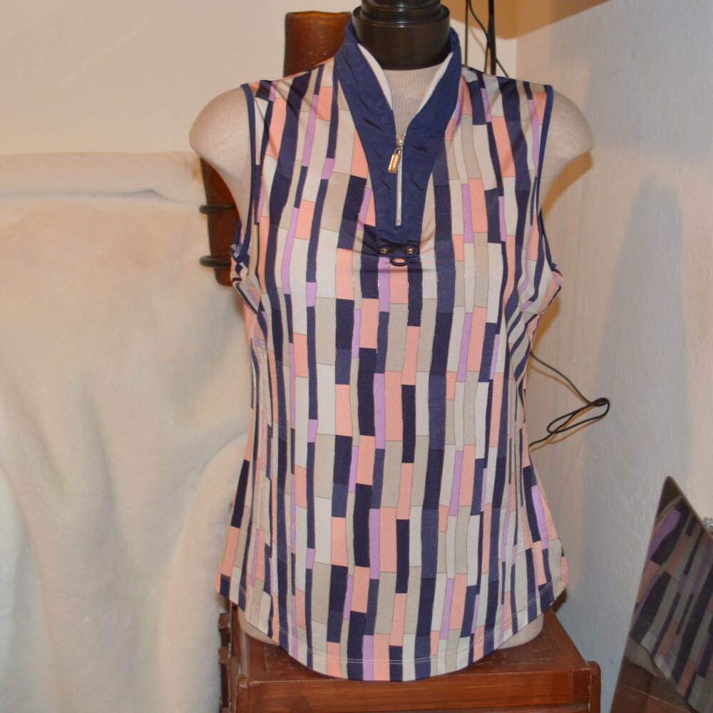 Jamie Sadock sleeveless golf shirt